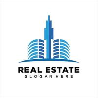Logo-Vorlage Immobilien, Wohnung, Eigentumswohnung, Haus, Miete, Geschäft vektor