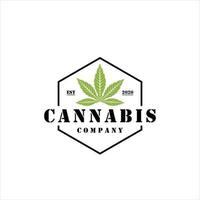 modern årgång cannabis logotyp mallar. flera blad och helig geometri illustrationer och symboler. vektor