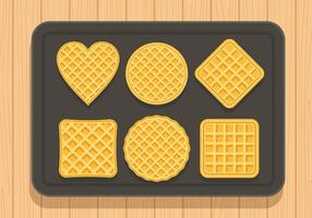 Waffeln Set Free Vector