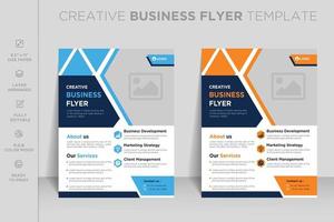 professionell modern webinar byrå och företags- företag flygblad eller broschyr design mall vektor