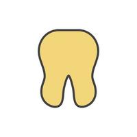 Zahn Symbol Vektor