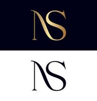 Blumenlogo ns Markendesign vektor