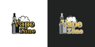 vape logo design modernes konzept vektor