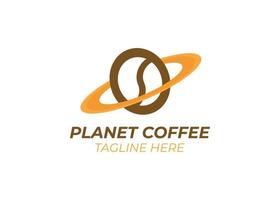 planet kaffe Plats vektor