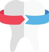 Zahnschutz-Vektorillustration auf einem Hintergrund. Premium-Qualitätssymbole. Vektorsymbole für Konzept und Grafikdesign. vektor
