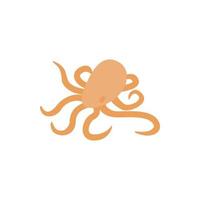 Oktopus-Symbol, isometrischer 3D-Stil vektor