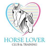 häst huvud vektor illustration, perfekt för ranch, heathcare Träning och stabil logotyp design