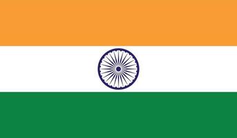 Indien flagga bild vektor