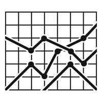 bäst Diagram ikon vektor enkel