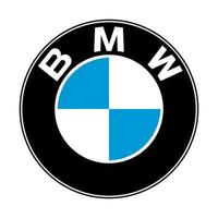 bmw logotyp på transparent bakgrund vektor