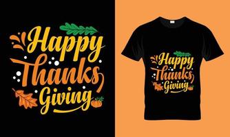 Thanksgiving-T-Shirt-Design vektor