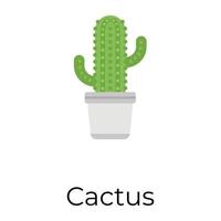 trendige Kaktus-Konzepte vektor
