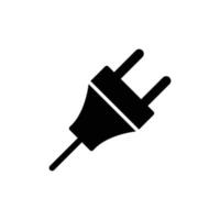 Plug-Icon-Vektor-Design-Vorlage vektor