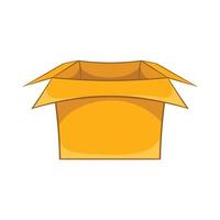 Karton-Box-Symbol, Cartoon-Stil vektor