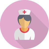 sjuksköterska vektor illustration på en bakgrund. premium kvalitet symbols.vector ikoner för koncept och grafisk design.