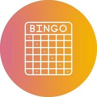 bingo vektor ikon