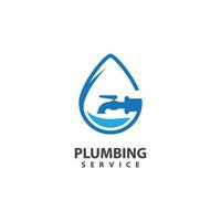 Sanitär-Service-Logo-Bilder vektor