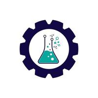 Chemie-Logo-Vektor-Vorlage-Illustration vektor