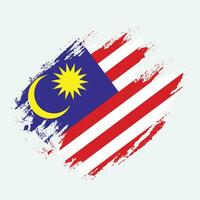 textureffekt malaysia vintage flag vektor