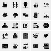 25 universelle Business-Icons Vektor kreative Icon-Illustration zur Verwendung in Web- und Mobilprojekten