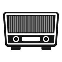 fm radio ikon, enkel stil vektor