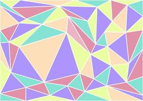 Vektorpolygon, abstraktes Dreieckpastell, geometrischer Hintergrund, Abbildung ENV 10. vektor