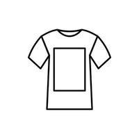 weißes Hemd-Symbol vektor