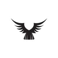 Falcon Eagle Logo Vorlage Vektor Illustration Design