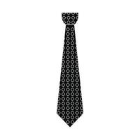 Symbol für Business-Krawatte, einfacher Stil vektor