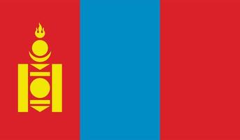 mongoliet flagga bild vektor