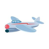 kleines Flugzeug-Symbol, Cartoon-Stil vektor