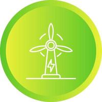 Vektorsymbol für Windkraft vektor