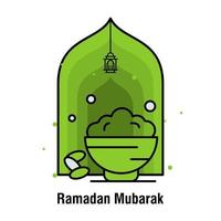 ramadan kareem begrepp baner vektor illustration