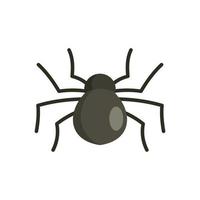 weibliche Maus-Spinne-Symbol, flacher Stil vektor