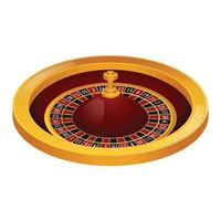 seitenansicht roulette casino mockup, realistischer stil vektor