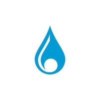 Wassertropfen-Logo-Vorlage Vektor-Symbol-Illustration vektor