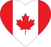 Kanada-Vektordesign von Liebessymbolen. eps10-Vektorillustration vektor