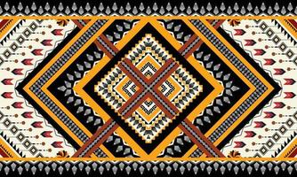 abstrakter ethnischer geometrischer nahtloser Mustervektor. afrikanisch-arabisches amerikanisches aztekisches Motivmuster. vektorelemente für hintergrund, tapeten, druck, verpackung, fliesen, stoffmuster. Vektormuster. vektor