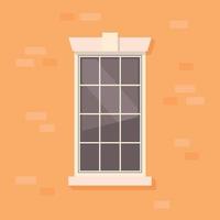 lägenhet fönster vektor illustration