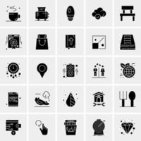 25 universelle Business-Icons Vektor kreative Icon-Illustration zur Verwendung in Web- und Mobilprojekten