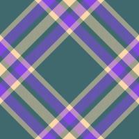 Textur nahtloser Vektor. gemusterter karierter stoff. überprüfen sie hintergrund tartan textil. vektor