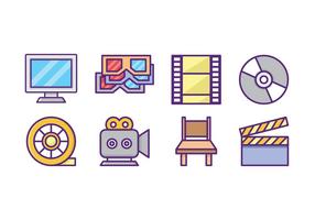 Gratis Movie Icon Pack vektor