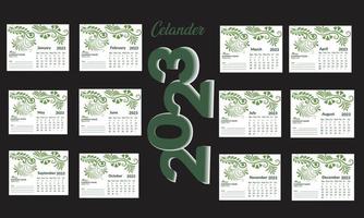 kalender design layout vektor