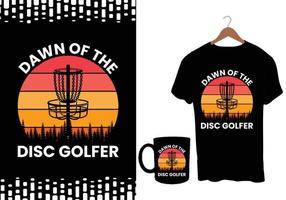 Discs lustige Retro-Vintage-Disc-Golf-T-Shirt-Design, Disc-Golf-Designs, Disc-Golf-T-Shirt-Vektor, Typografie-T-Shirt-Design, vektor