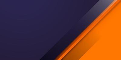 einfacher formhintergrund mit orange und lila farbe vektor