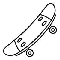 Sport-Skateboard-Symbol, Umrissstil vektor