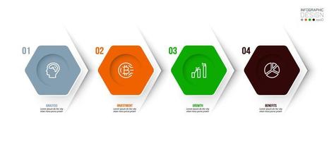 Infografik-Vorlage für das Zeitdiagrammgeschäft. vektor