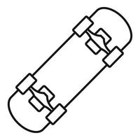 Freestyle-Skateboard-Symbol, Umrissstil vektor