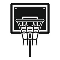 basketboll styrelse ikon, enkel stil vektor
