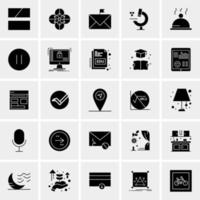 25 universelle Business-Icons Vektor kreative Icon-Illustration zur Verwendung in Web- und Mobilprojekten